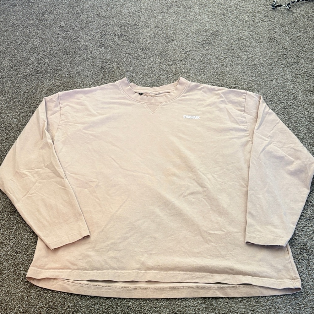 Women’s Gymshark Light Pink Long Sleeve Tee